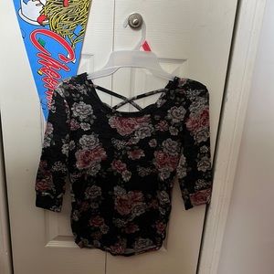 Floral 3/4 Sleeve Shirt